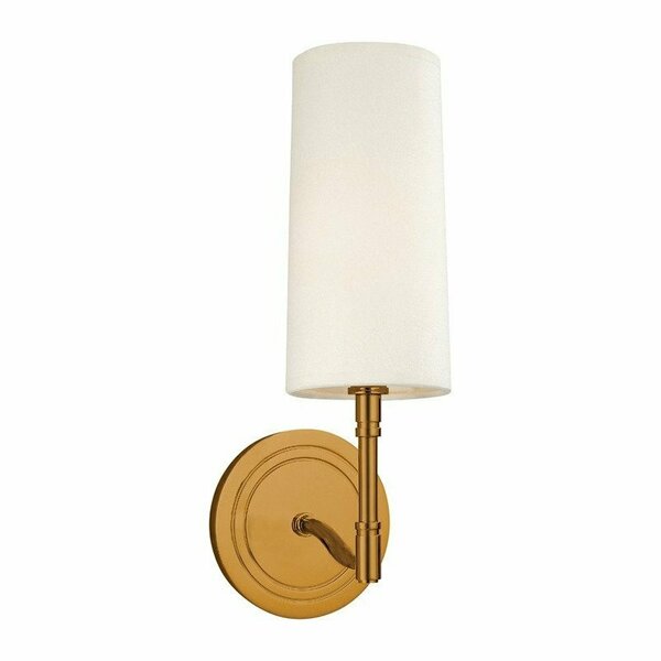 Hudson Valley Dillon 1 Light Wall Sconce 361-AGB